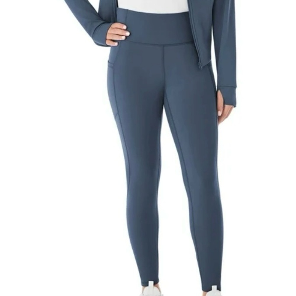 Members Mark‎ Women's Extra Warm Legging Brushed Lined Blue Size X-small